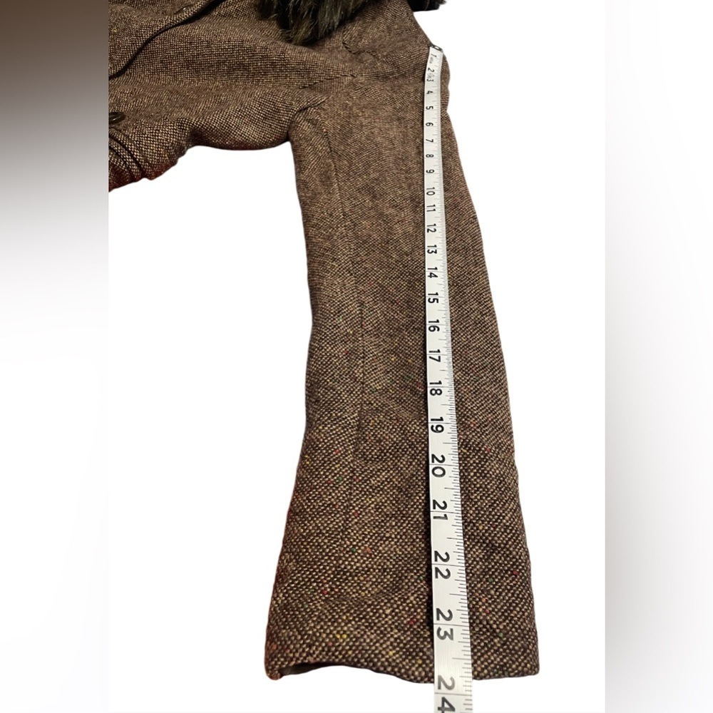 l.e.i jacket/coats for women’s color brown,size: M - Picture 10 of 11